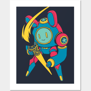 Bunny Bot - Superhero Posters and Art